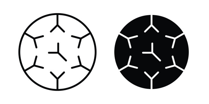 Dry skin icon vector concept set