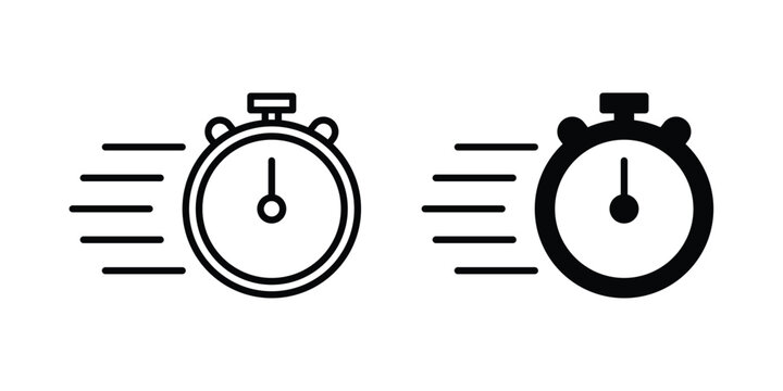 quick response icon vector concept set