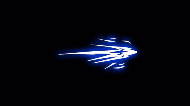 Blue Electric Energy Gunshot VFX