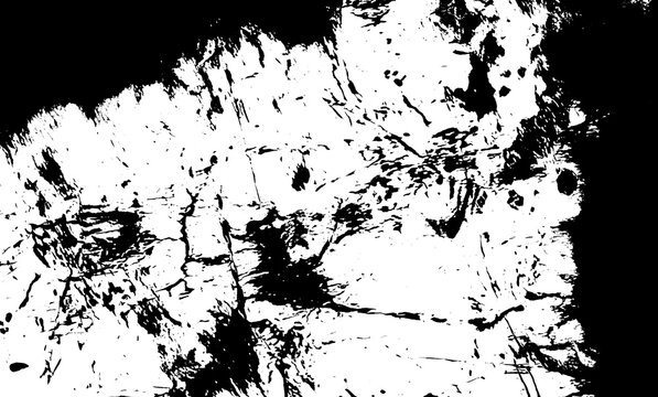 Abstract heavy stains, dirt marks, scratches and worn edges creating grunge surface isolated as background, copy space. Natural vintage design, distressed backdrop, aged material