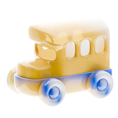 Obraz premium 3D Cute School Kids Icon Teacher Education Preschool Kindergarten Toy Children Study Learning Academic Cartoon