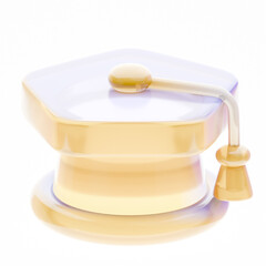 Obraz premium 3D Cute School Kids Icon Teacher Education Preschool Kindergarten Toy Children Study Learning Academic Cartoon