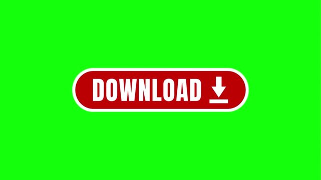 Red download button on green background