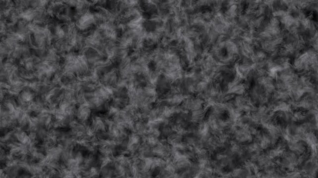 Dynamic abstract white smoke or wispy vapor flowing and swirling creating a mysterious background movement
