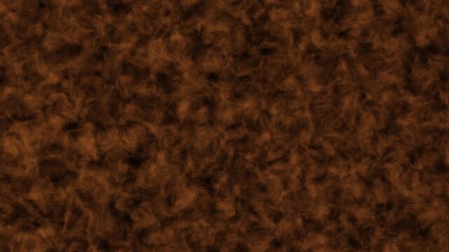 Abstract warm ember brown smoke or gas wisps flow gently creating a mystical atmospheric background animation