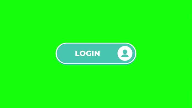 Red login button on green background