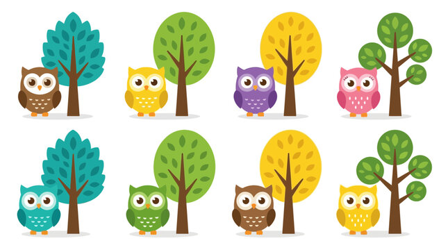 Whimsical bird and string light illustration for children's decor and spring celebrations