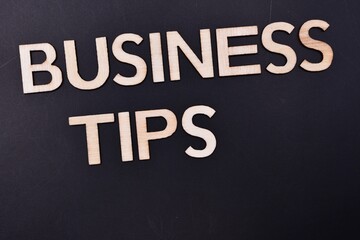 Fototapeta premium business tips 