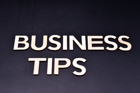 business tips text