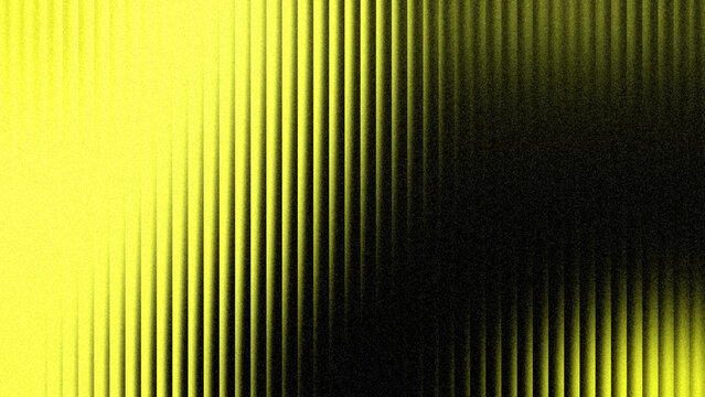 Yellow abstract vertical ribbed glass background with noise texture for desktop monitor and modern presentation mockup.