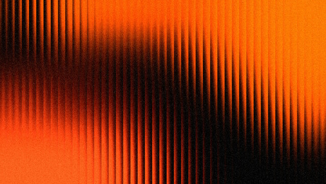 Grainy orange and red gradient background with vertical ribbed glass effect for digital desktop screen and slide design.