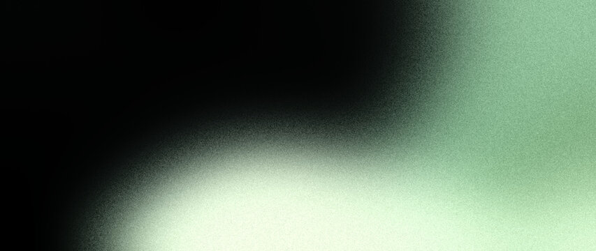 Grainy green gradient abstract backdrop for wide tech interface display and modern website landing page dashboard header.