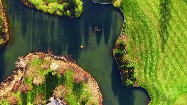 Luxury lifestyle and leisure at the golf course