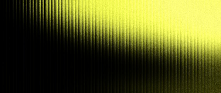 Yellow vertical ribbed glass backdrop featuring noise texture for panoramic website hero header and wide tech banner mockup.