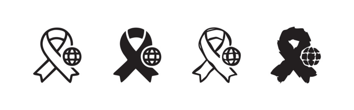 Hand-drawn solid icon of a person with breathing difficulties, symbolizing respiratory problems.