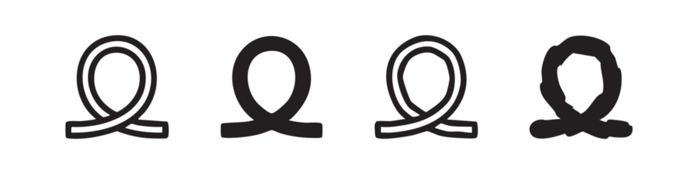 Loop or Ribbon Icon Variations