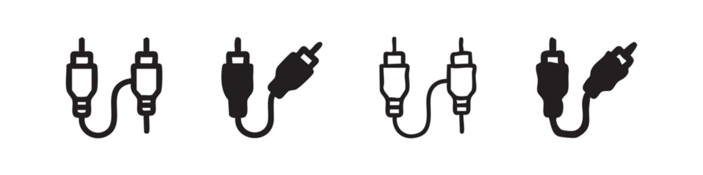 RCA Connector Icons