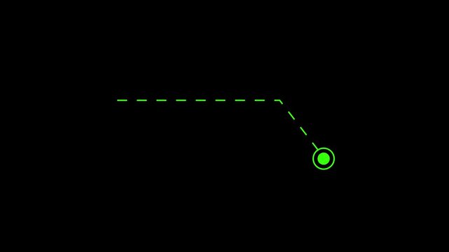 Modern sci fi overlay element for motion graphics, video editing, tracking visuals, screen display design and broadcast composition. Callout futuristic hud animation digital 4k videos 