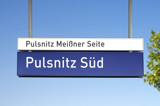 Pulsnitz S&uuml;d, Mei&szlig;ner Seite, Bahnhof, (Symbolbild)