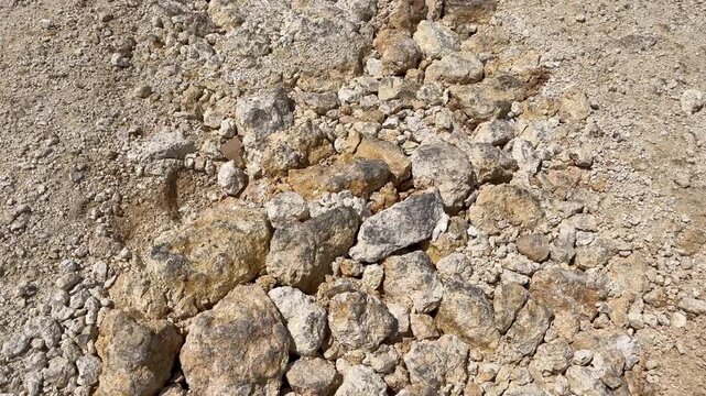 Natural Limestone and Clay Soil Texture Background