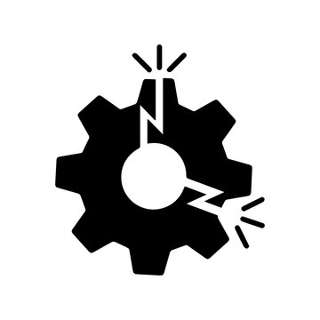 Broken Gear Symbol