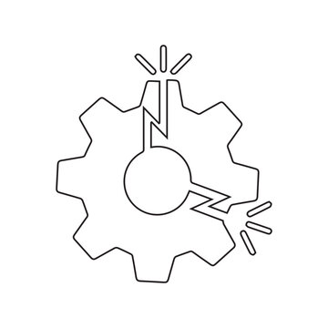 Broken Gear Icon