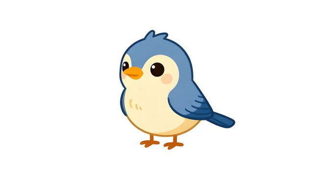 cute cartoon bird illustration, animated blue bird vector, colorful bird character design, adorable flying bird clipart, vibrant blue wings illustration, playful bird mascot graphic, cute animal carto