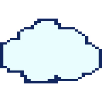 Pixelated Cloud Game Icon