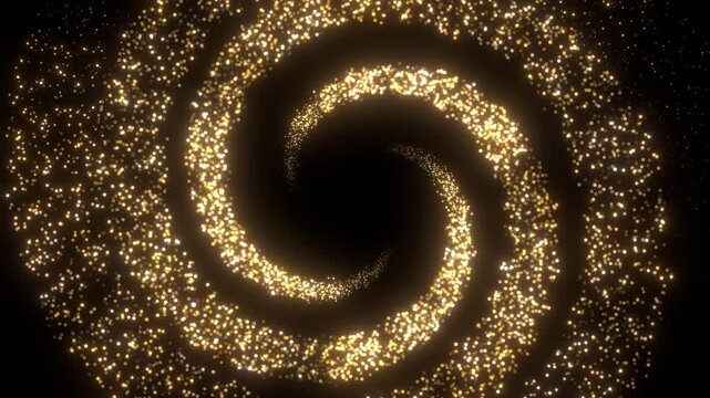 particles abstract gold background lights animation