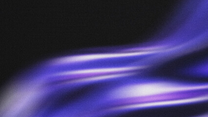 Abstract purple light waves flowing gracefully across a dark background creating a soft ethereal motion effect with vibrant neon gradients and smooth textures © Malik Hammad 