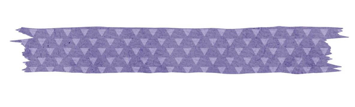 Washi tape with pattern illustration 