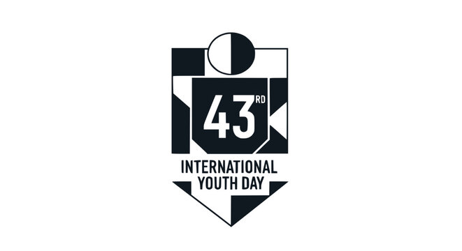 43rd International Youth Day Logo Emblem