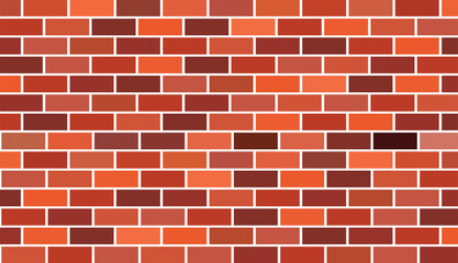 Obraz premium Red Brick Wall Seamless Pattern Background with Rustic Masonry Texture Design