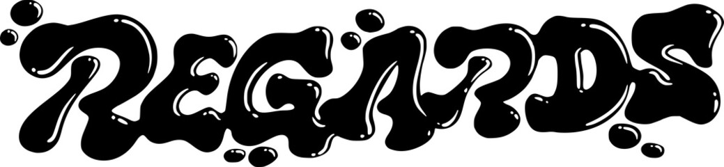 Collection of 'Regards' Handwritten Typography and Logo Styles for Sign-Offs, Greetings and Branding © Dicky