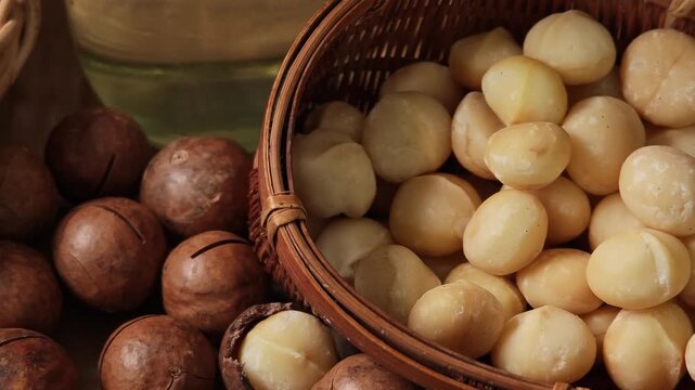 Video of macadamia nuts	
