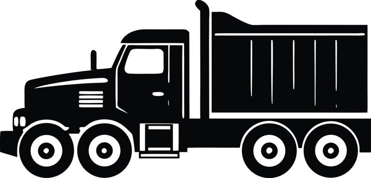 Industrial construction heavy equipment dump truck
