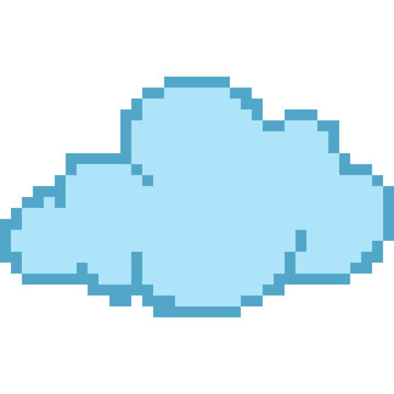 Pixelated Cloud Game Icon