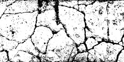 Fototapeta premium abstract halftone Distressed overlay texture cracked concrete, stone or asphalt. grunge background