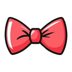 Fototapeta premium bow, decoration, father's day, festival, vector, transparent background, tie, bowtie, gift, necktie, bow tie, fashion, isolated, accessory, knot, silk, celebration, bow-tie, elegance, formal, object