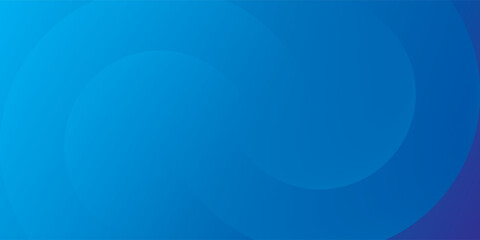 Abstract blue gradient background with smooth wavy curves and soft lighting © Noer