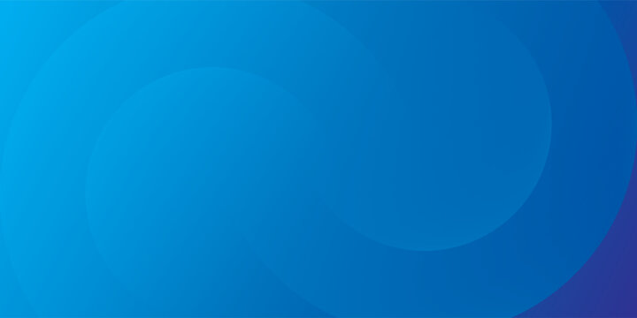 Abstract blue gradient background with smooth wavy curves and soft lighting