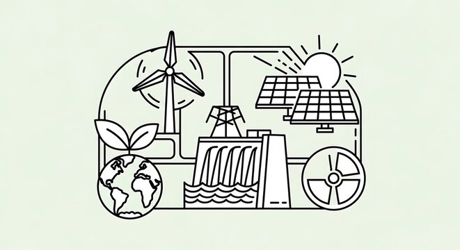 Renewable energy sources and sustainable power generation for a greener future