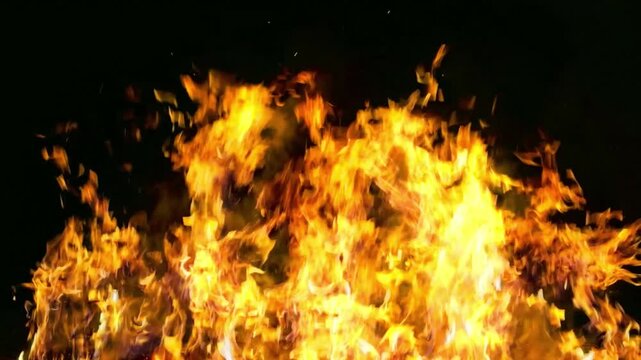Looping fire background