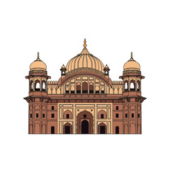 Obraz premium Historic Mughal Monument with Traditional Indian Domes
