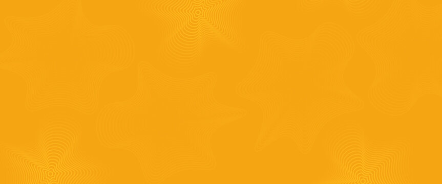Technology background. Waves lines radial Yellow color