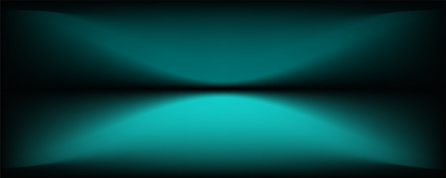 Abstract gradient podium background. Empty blue 3D studio background. Clean scene for product presentation mockup template. eps 10