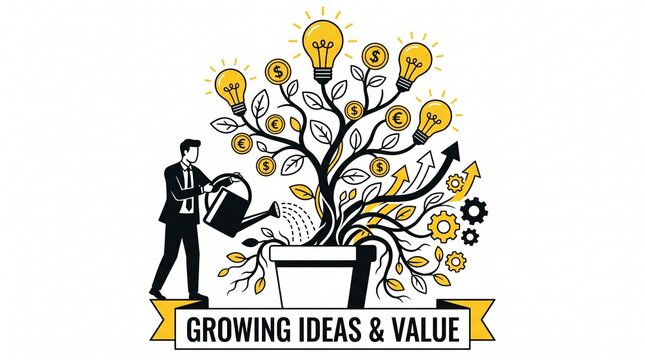 Watering Money Tree Images  Browse 77,207 Stock Photos, Vectors, and Video  | Adobe Stock