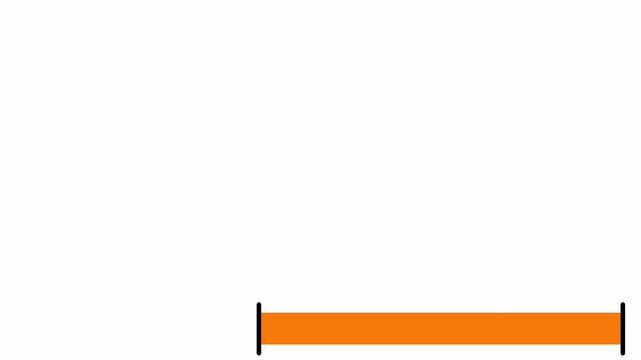  line title animation. Simple and easy to use in tow colors on transparent background in 4K animation Simple and clean lower third with alpha channel title line animation