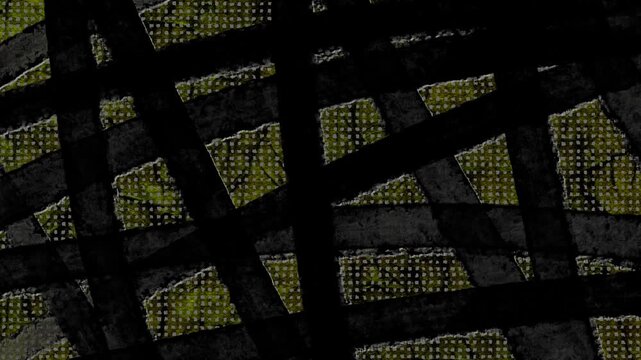 Hand Drawn Crossing Random Lines Background Loop