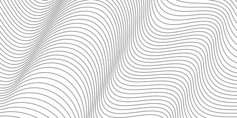 Fototapeta premium Vector illustration of gray line pattern with abstract background. EPS10. Beautiful and modern curved lines.